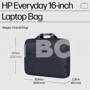 Сумка Case HP Everyday 16 Odyssey Gray Laptop Bag cons