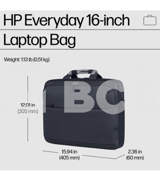 Сумка Case HP Everyday 16 Odyssey Gray Laptop Bag cons