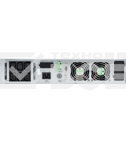 Источник бесперебойного питания Online Rackmount 3кВА/3кВт, однофазный с LCD дисплеем 72VDC с АКБ 2U 6х7AH