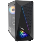 Компьютерный корпус Miditower ExeGate EVO-8225-NPX700 (ATX, БП 700NPX с вент. 12см, 2хUSB+1хUSB 3.0, черный, 2 вент. с RGb подсветкой и полоса на передней панели, боковая панель - закаленное стекло), фото14