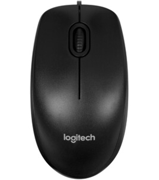 Мышь проводная Logitech M90 черный/серый, 1000 dpi, USB, кнопки - 3