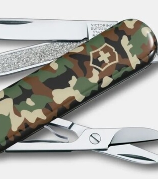 Нож-брелок Victorinox Classic SD Precious Alox, 58 мм, 5 функций, 'Gentle Rose' (подар. упаковка)