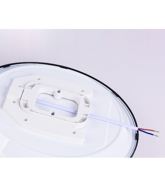 Потолочный светодиодный светильник Ambrella light FZ1234 BK черный IP44 42W 6400К D370*55 (Без ПДУ)