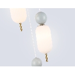 Светильник Ambrella light LH53102/3 BS/GR/FR латунь/серый/белый матовый G9*3 max 28W D260*1525, фото4