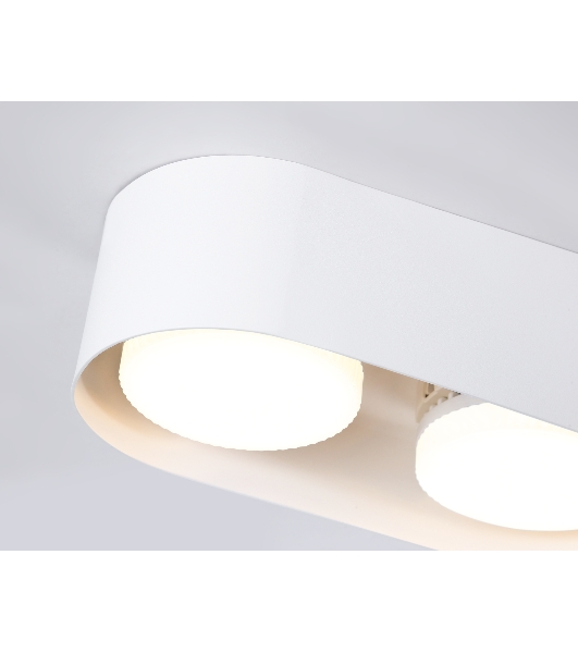 Светильник накладной TN70818/2 WH белый GX53/2 max 12W 200*100*60
