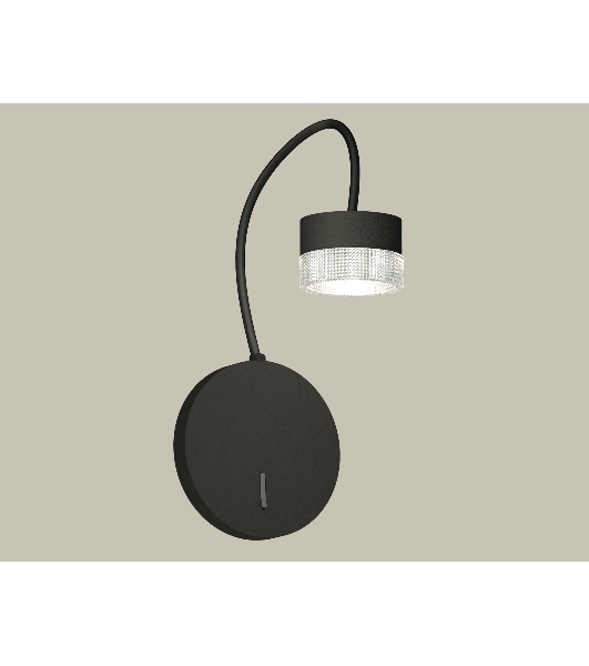 Светильник Ambrella light XB9596250 SBK/CL черный песок/прозрачный GX53  (C9596, N8480)
