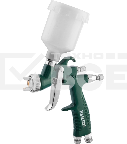 Краскопульт пневматический KRAFTOOL AirKraft Mini 06565-1.0  HVLP, сопло: 1 мм, макс. 130 л/мин