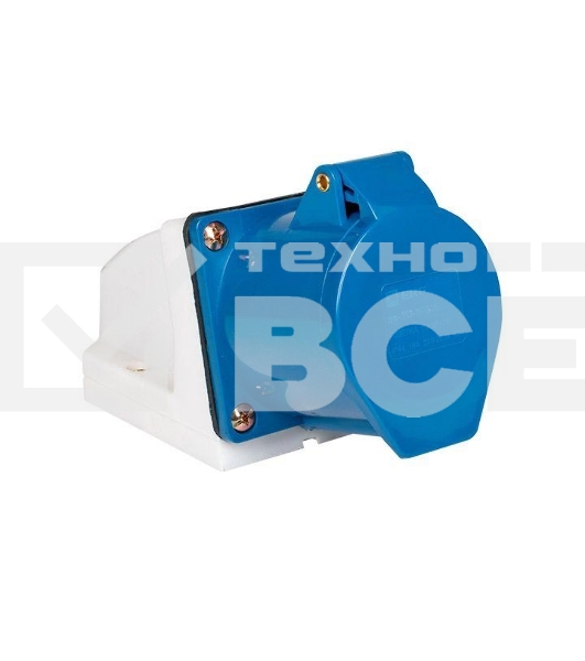 Розетка наруж. уст. 16А 220В 2Р+РЕ IP44 (113) EKF ps-113-16-220