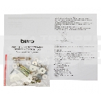 Кронштейн для проектора Buro PR07-W белый макс.12кг потолочный поворот и наклон, фото6