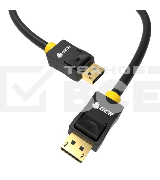 Кабель Greenconnect 1.8m DisplayPort v1.2, 19M/19M, черный, 28/28 AWG, GCR-DP2DP-1.8m