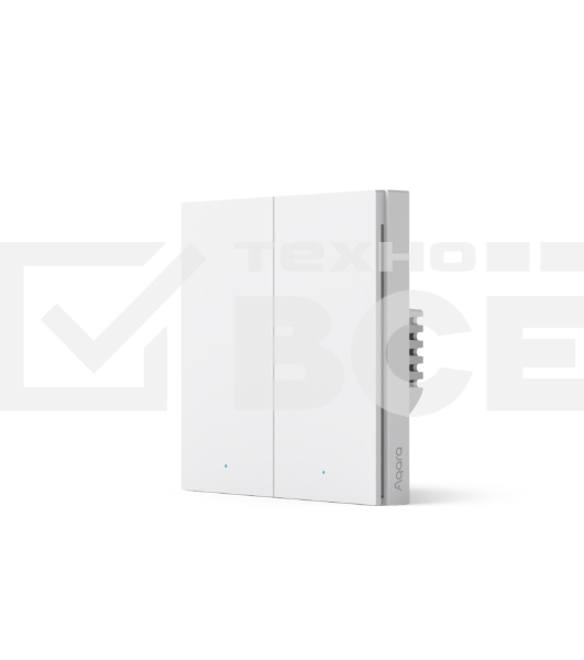 Выключатель умный двухклавишный Aqara Smart Wall Switch H1 (WS-EUK02)