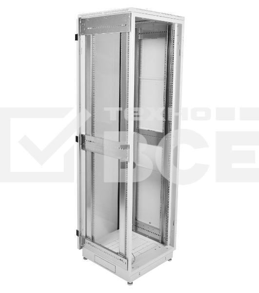 Шкаф телекоммуникационный напольный 42U (600x800) дверь перфорированная 2 шт. (3 места), [ ШТК-М-42.6.8-44АА ]