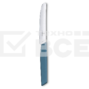 Нож кухонный Victorinox Swiss Modern (6.9006.112) стальной столовый лезв.110мм прямая заточка синий
