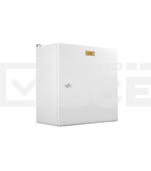 Шкаф электротехнический настенный Elbox EMW, IP66, 300х300х210 мм (ВхШхГ), дверь: металл, металл, цвет: серый