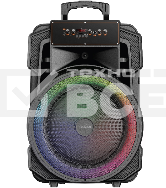 Минисистема Hyundai H-MC1295 черный 35Вт FM USB BT micro SD