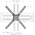 Кронштейн для телевизора Kromax CORBEL-7 черный 22