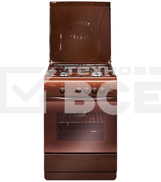 Газовая плита Gefest ПГ 1200-С6 К19, газовая духовка, сталь, коричневый