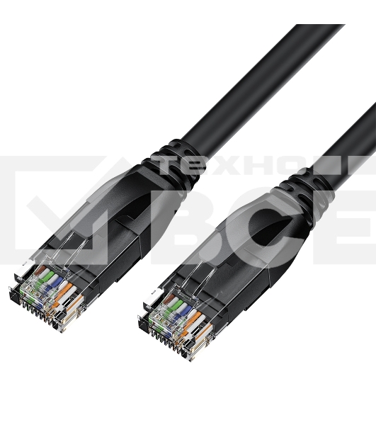 Патч-корд Greenconnect PROF 5.0m, UTP медь кат.6, ethernet high speed 10 Гбит/с, RJ45, T568B