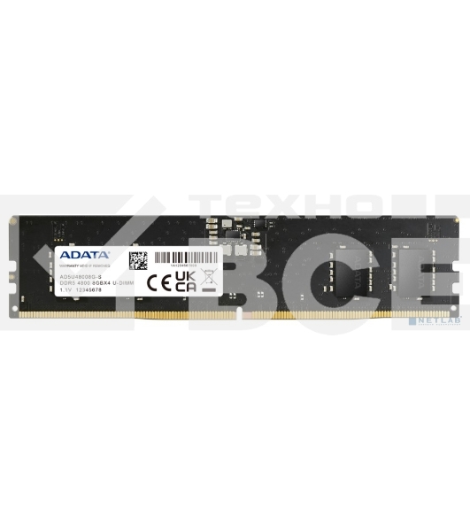 Оперативная память ADATA, DDR5, 32GB (1x32GB), 4800MHz, CL40, UDIMM