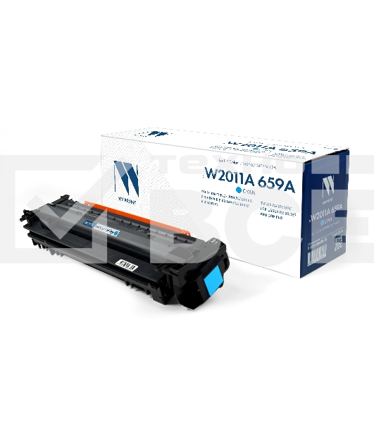 Картридж лазерный NVP совместимый NV-W2011A 659A Голубой для HP Color LJ M856/MFP M776 (13000k)