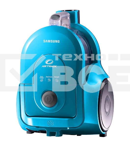 Пылесос Samsung VCC4326S3A синий/черный, 350/1600 Вт, уборка сухая, пылесборник контейнер 1.3 л