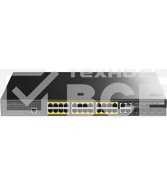 Коммутатор CUDY GS2028PS4-400W 24-Port Layer 2 Managed Gigabit PoE+ Switch with 4 Gigabit Combo Ports, 400W
