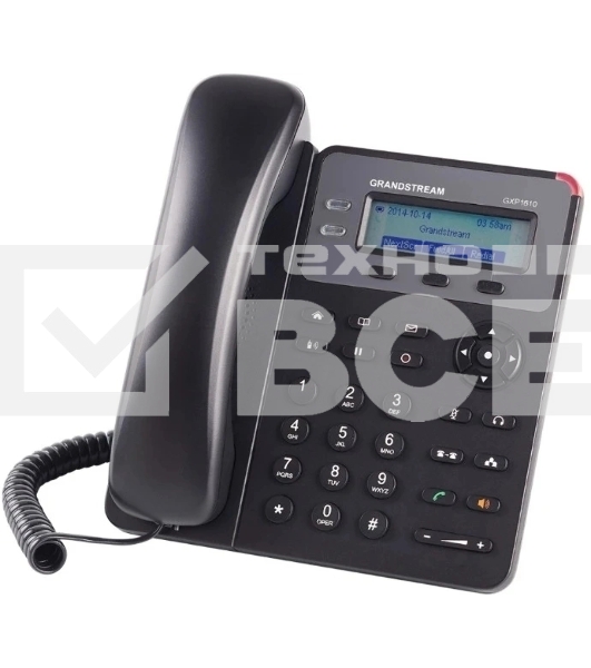 Телефон IP Grandstream GXP1610P черный