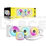 Система жидкостного охлаждения Corsair iCUE LINK H150i RGb (360мм, белый, RGb/Fans: 3x120мм, 63.1CFM, 37dBA, 2400RPM/Rad thickness 27мм/S: 1851, 1700, 1200, 115X, AM5, AM4), фото5