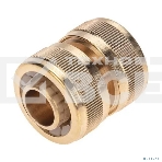 Муфта соединительная латунная ремонтная для шланга 3/4дюйм ЧЕТЫРЕ СЕЗОНА 62-0274, фото5