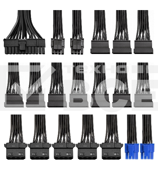 Блок питания серверный 600W ExeGate (RM-600ADS) APFC,2х8см fan, 20+4pin/(4+4)pin, 2xPCI-E, 9xSATA