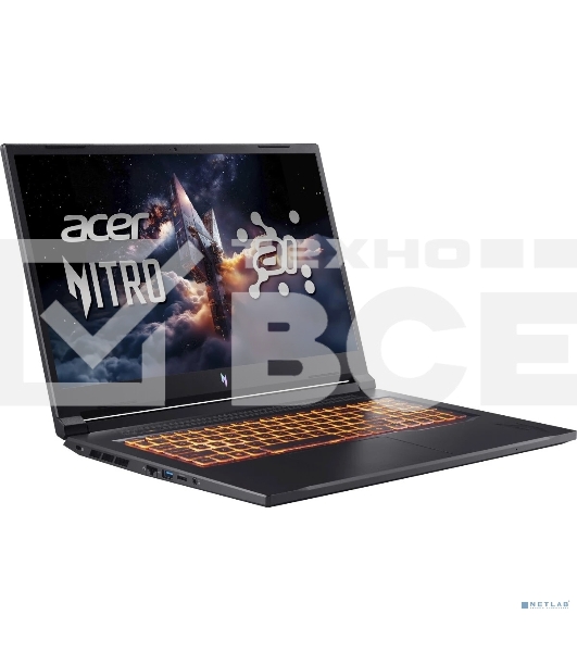 Ноутбук Acer Nitro V 17 AI ANV17-41-R9Q9 AMD Ryzen 7 260/16Gb/SSD 1Tb/RTX 5060 8Gb/17.3