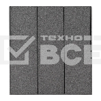 Выключатель Kranz STRONG 3 кл 10А с/у графит, фото 1