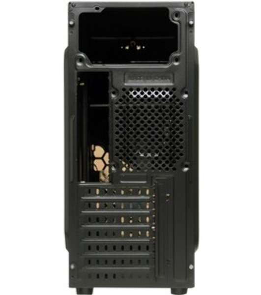 Компьютерный корпус Miditower ExeGate EVO-8227-NPX500 (ATX, БП 500NPX с вент. 12см, 2*USB+1*USB 3.0+HD Audio, черный, 3 вент. RGb, закаленное стекло)
