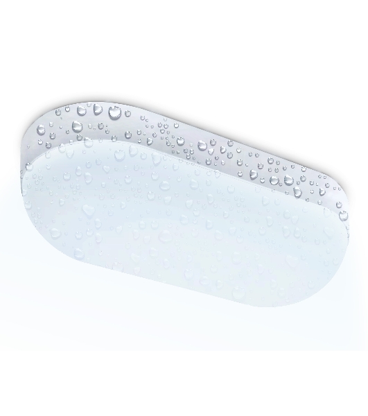 Светильник светодиодный влагозащищенный Ambrella light ST8655 WH белый IP65 LED 6500K 15W 165*70*60