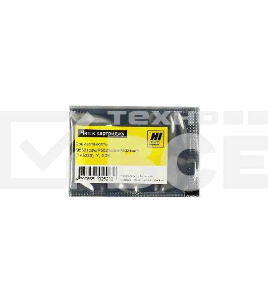 Чип Hi-Black к картриджу Kyocera ECOSYS M5521cdw/P5021cdw/P5021cdn (TK-5230), Y, 2,2K