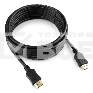 Кабель Cablexpert HDMI CC-HDMI4L-15, 19M/19M, v2.0, серия Light, позол.разъемы, экран, 4.5м, черный, пакет