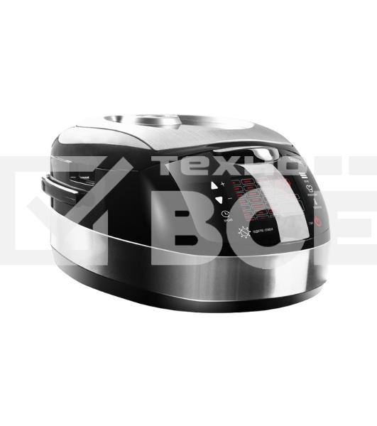 Мультиварка Centek CT-1472 Ceramic <чёрный/сталь> 860Вт, 5.0л, LED, 21 программа