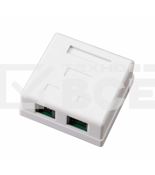 Рoзетка комбинированная внешняя Rexant, RJ-45(8P-8C) + RJ-11(6P-4C), UTP неэкранированная