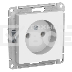 Механизм розетки 1-м СП AtlasDesign без заземл. 16А белый, SchE ATN000141, фото4