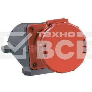 Розетка Iek PSR12-063-5 135 стационарная 3Р + РЕ+ N 63А 380В IP54 ИЭК