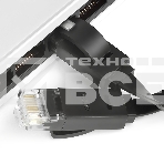 Патч-корд Greenconnect плоский прямой PROF 15.0m UTP медь, кат.6, черный, позолоченные контакты, 30 AWG, Premium ethernet high speed 10 Гбит/с, RJ45, T568B (GCR-LNC616-15.0m), фото13