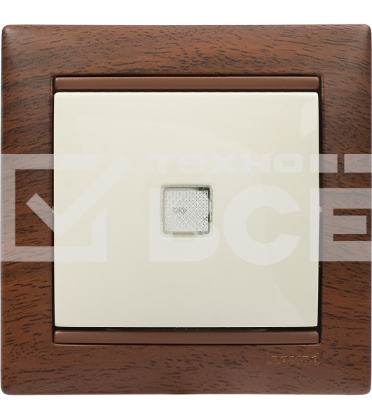 Выключатель Legrand 774310 Valena 10А c подсветкой, сл. кость