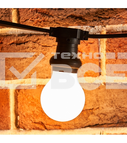 Лампа светодиодная филаментная Rexant Груша A60 11.5 Вт 1320 Лм 2700K E27 матовая колба