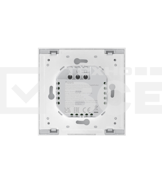 Выключатель умный двухклавишный Aqara Smart Wall Switch H1 (WS-EUK02)