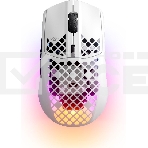 Мышь беспроводная Steelseries Aerox 3 белый оптическая (18000dpi) BT/Radio USB, фото 1