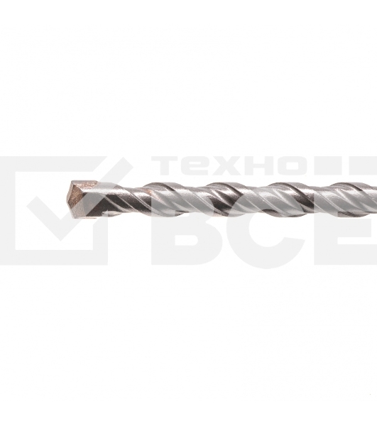 Бур по бетону, двойная спираль, Cobalt W-tip, 6x210 мм, SDS PLUS Denzel