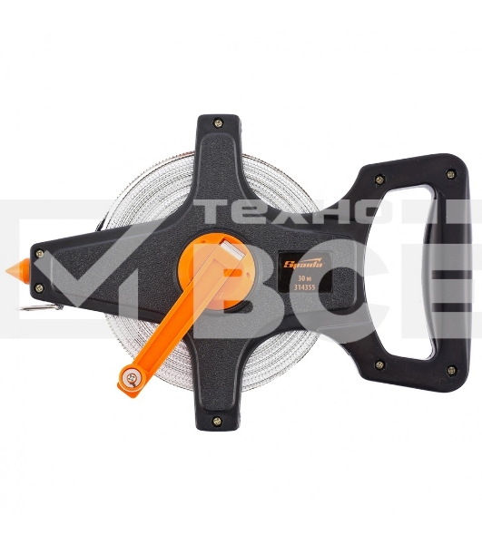 Рулетка Sparta геодезическая 30 мх12.5мм лента пвх открытый корпус