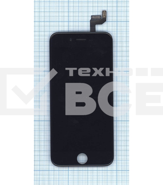 Дисплей для iPhone 6S в сборе с тачскрином (Foxconn) черный