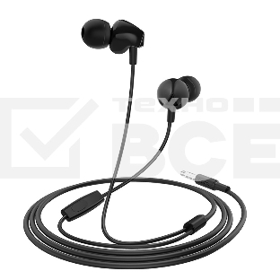 Наушники HOCO М60 Perfect sound черный с микрофоном  3.5mm mini jack
