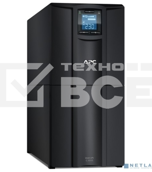 Источник бесперебойного питания APC Smart-UPS C SMC3000I 2100Вт 3000ВА черный